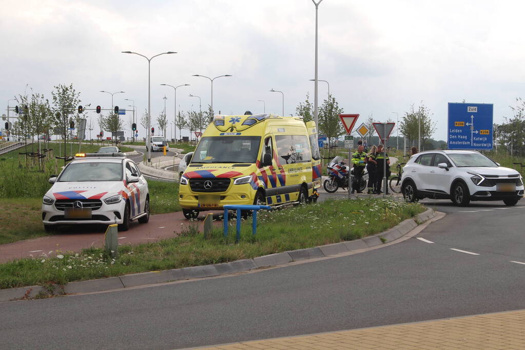 Fietser gewond na harde val