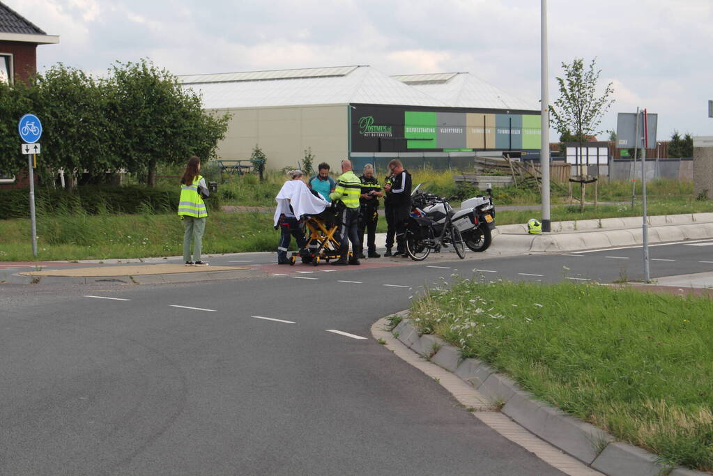 Fietser gewond na harde val