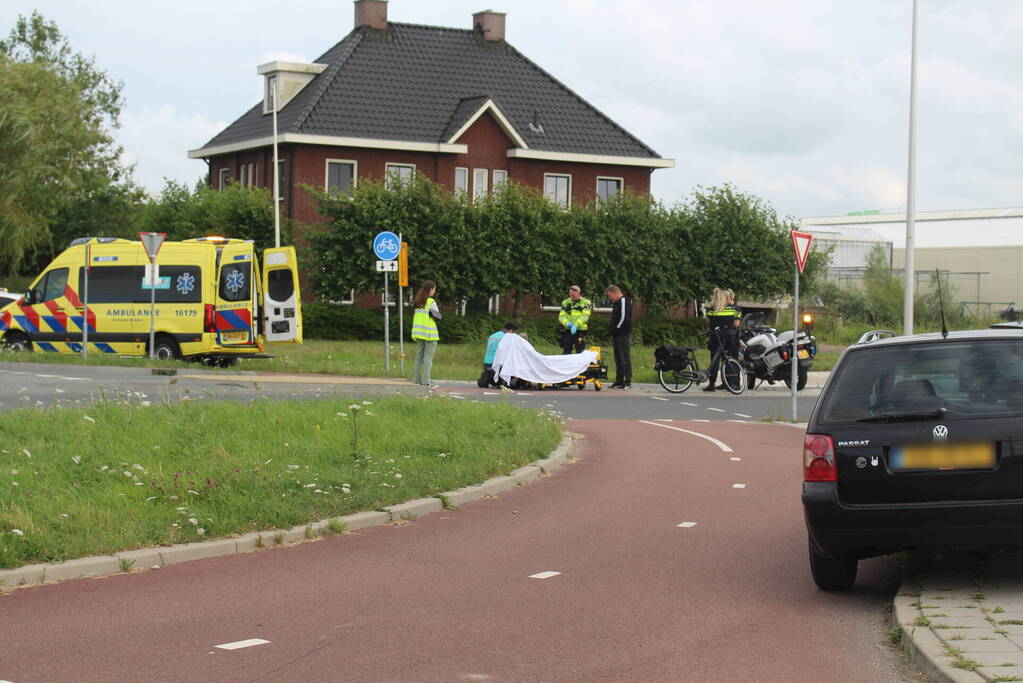 Fietser gewond na harde val