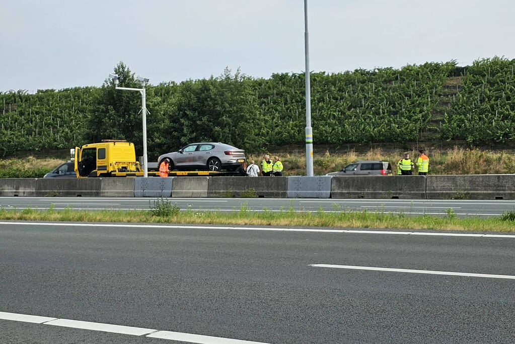 Flinke file na eenzijdige aanrijding