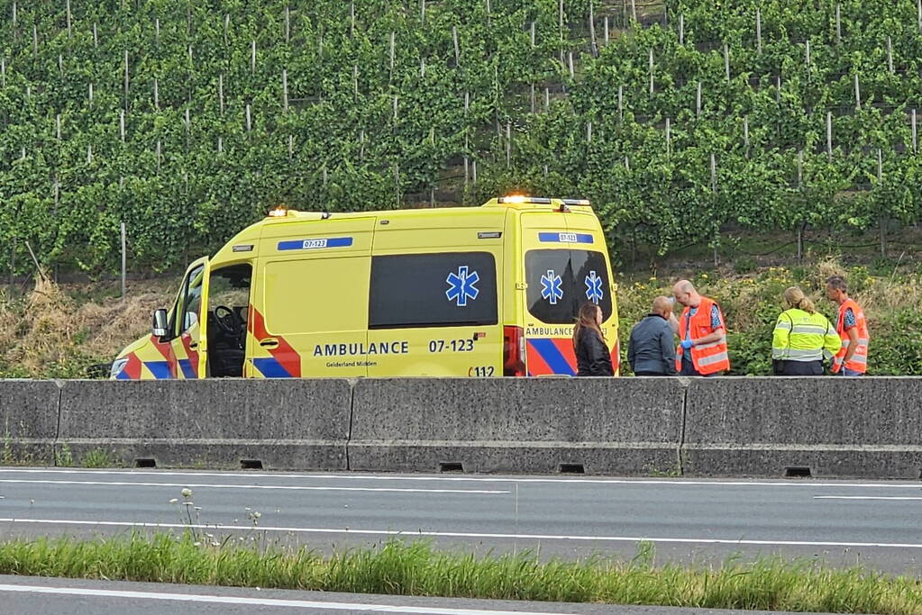 Flinke file na eenzijdige aanrijding