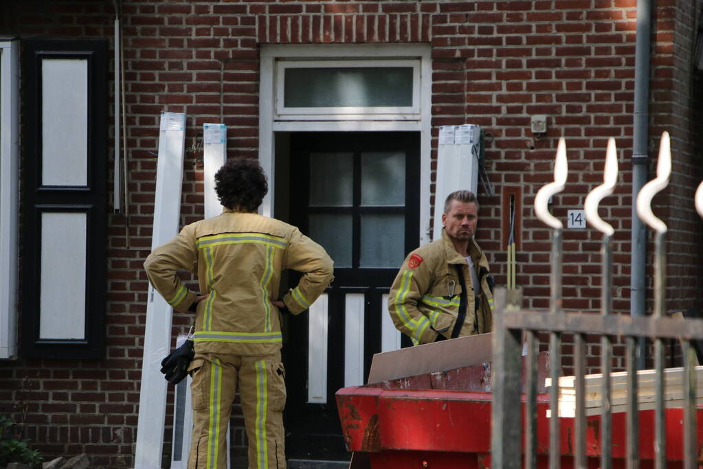 Gaslekkage ontdekt in woning