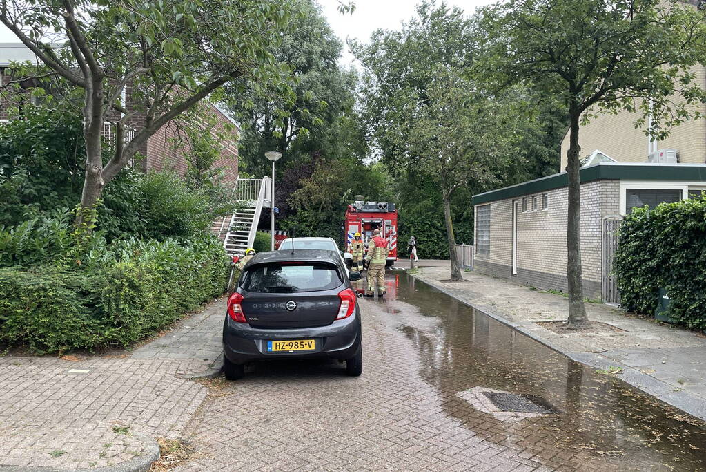 Brand bij oud leegstaand schoolgebouw