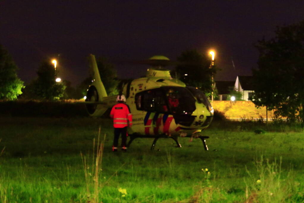 Persoon ernstig gewond na val van trap