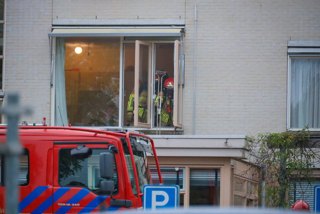 Schilderij in verzorgingshuis vliegt in brand