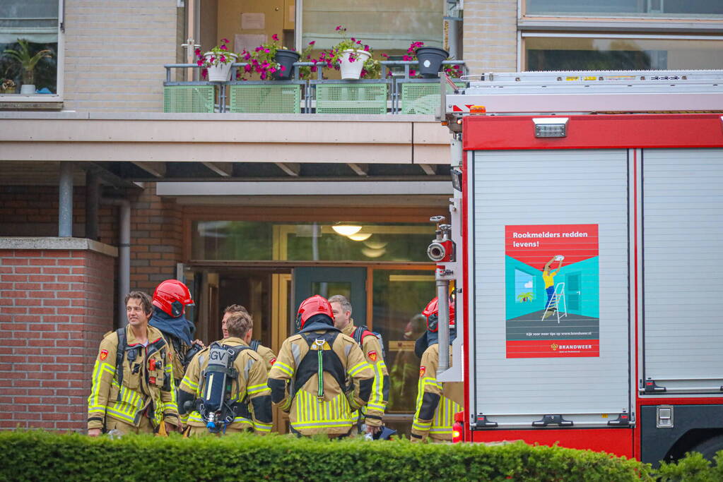 Schilderij in verzorgingshuis vliegt in brand