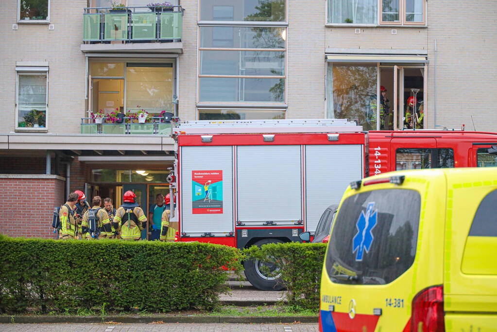 Schilderij in verzorgingshuis vliegt in brand