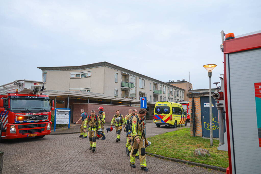 Schilderij in verzorgingshuis vliegt in brand