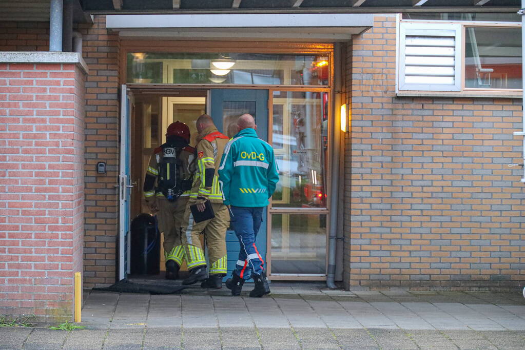 Schilderij in verzorgingshuis vliegt in brand