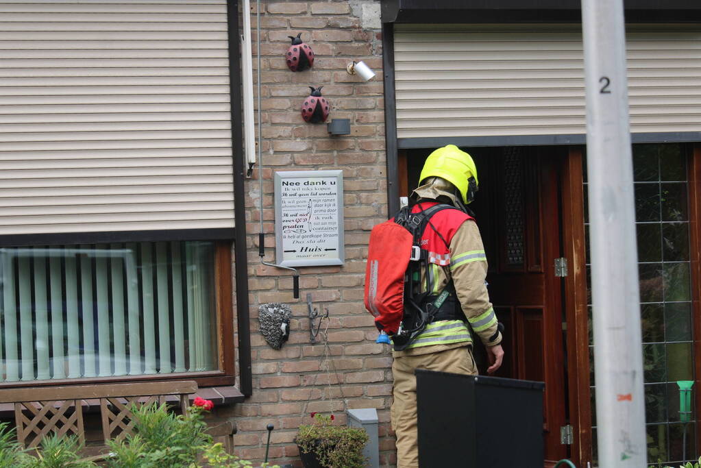 Onderzoek naar gaslucht in woning