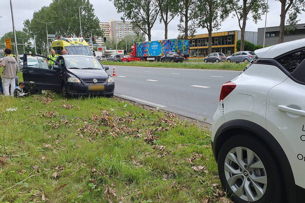 Twee aanrijdingen tegelijkertijd