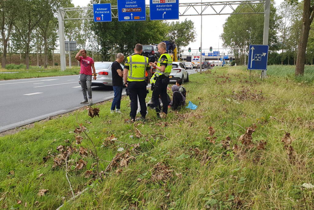 Twee aanrijdingen tegelijkertijd