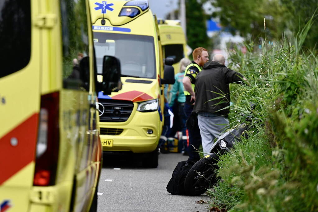 Twee gewonden bij ongeluk op fietspad