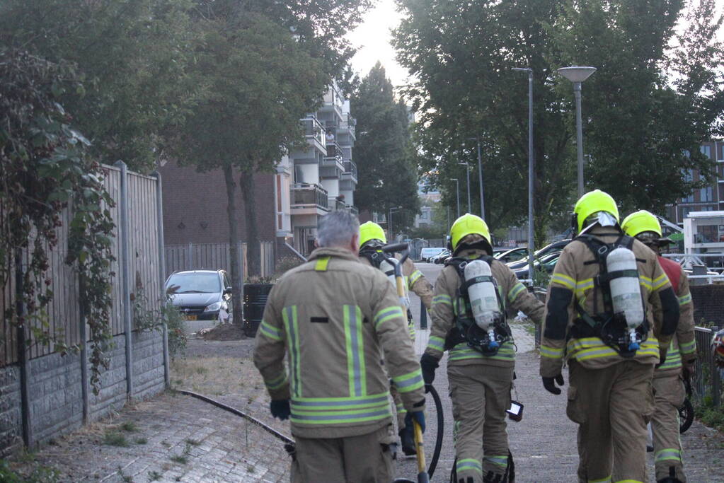 Schuur volledig uitgebrand