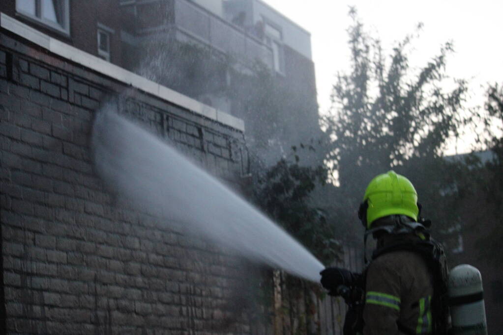 Schuur volledig uitgebrand