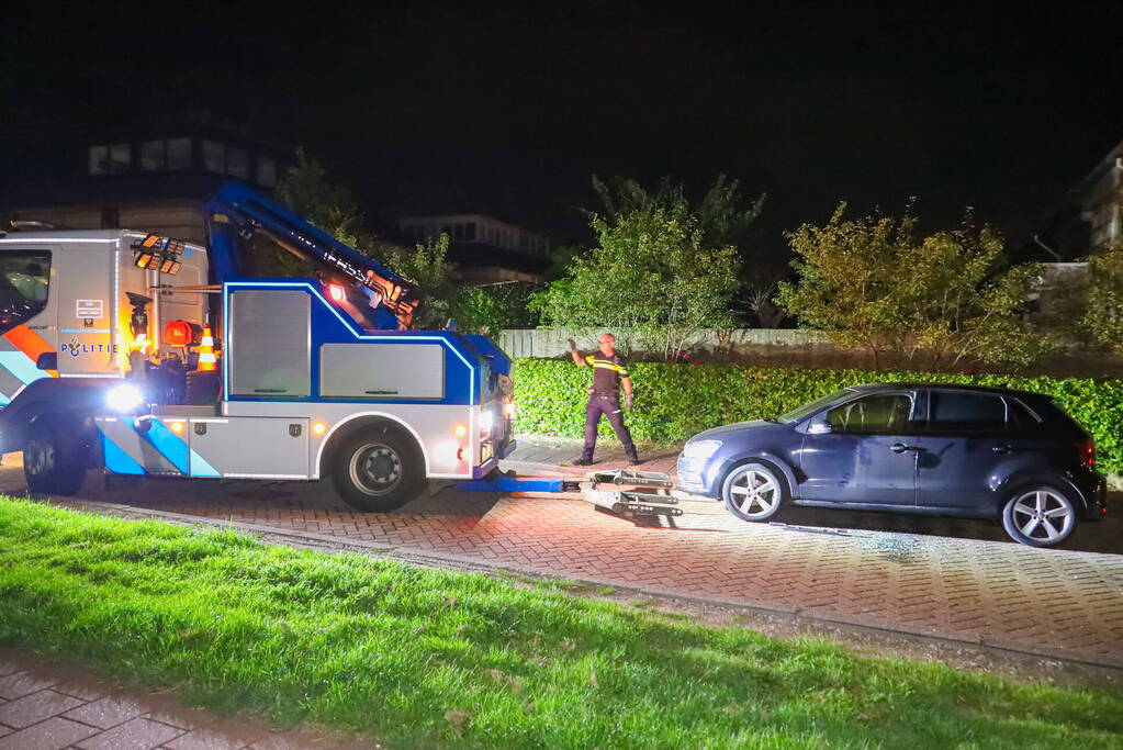 Auto flink beschadigd door brand