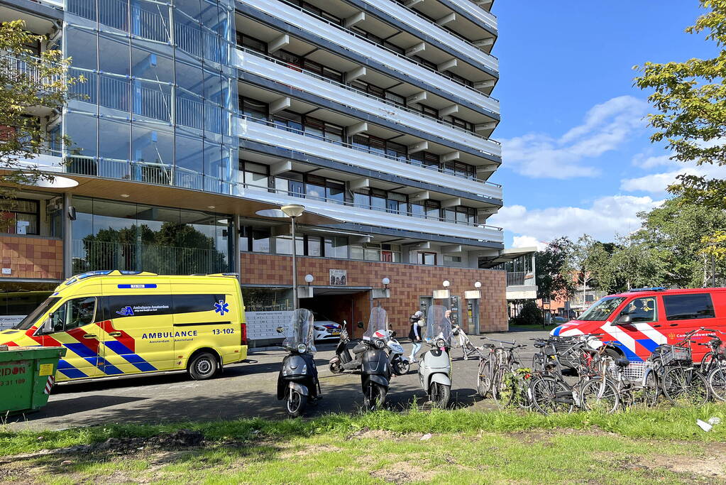 Gewonde bij brand in flatwoning