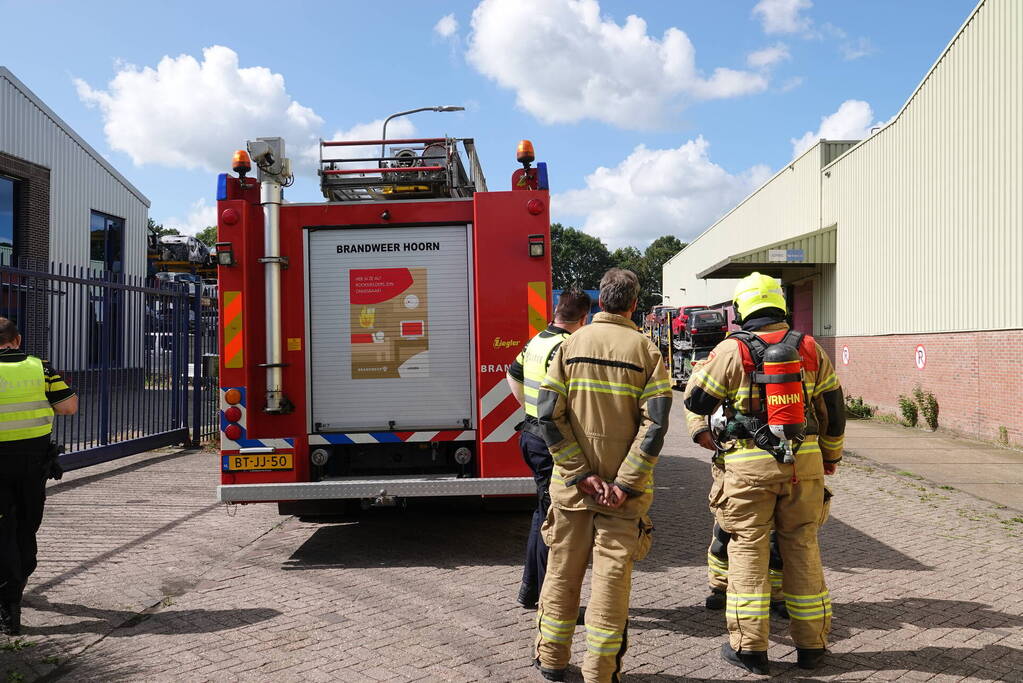 Zes gewonden bij brand in bedrijfspand