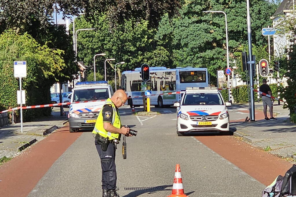 Ernstig ongeval tussen motorrijder en bestuurder van scootmobiel