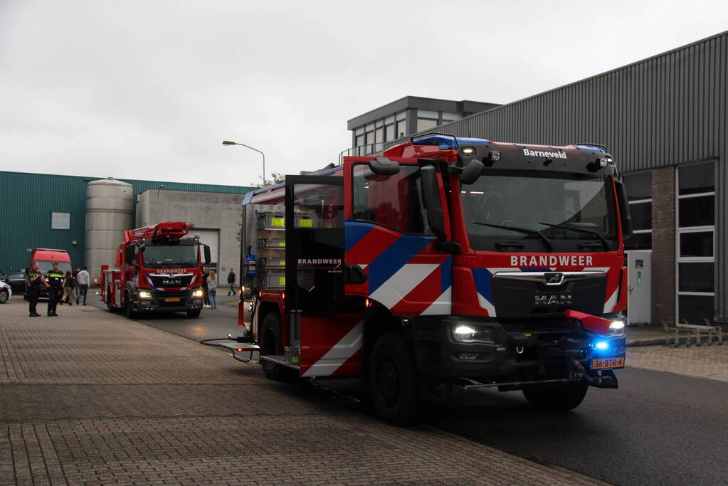 Industriebrand vrij snel onder controle