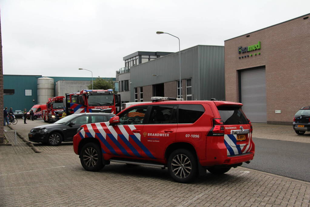 Industriebrand vrij snel onder controle