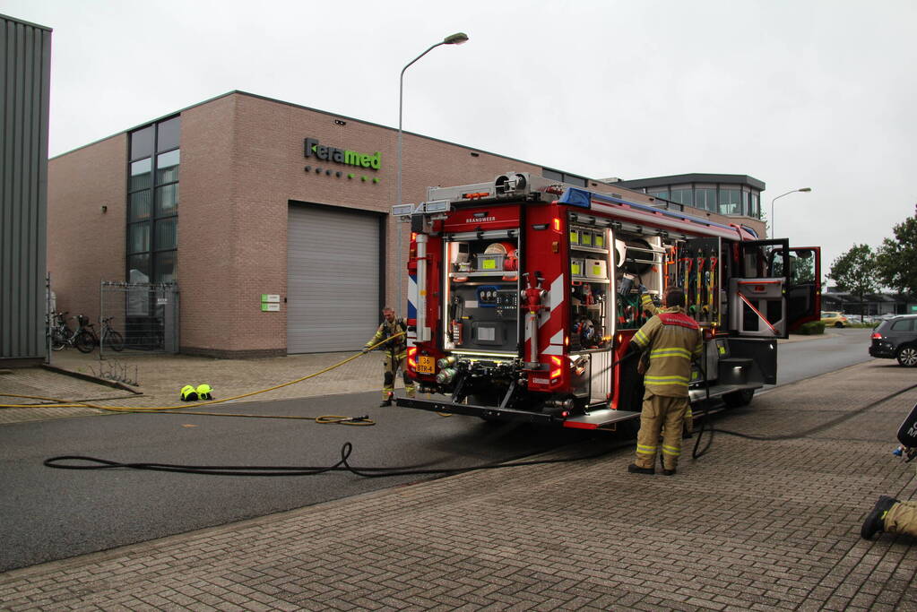 Industriebrand vrij snel onder controle