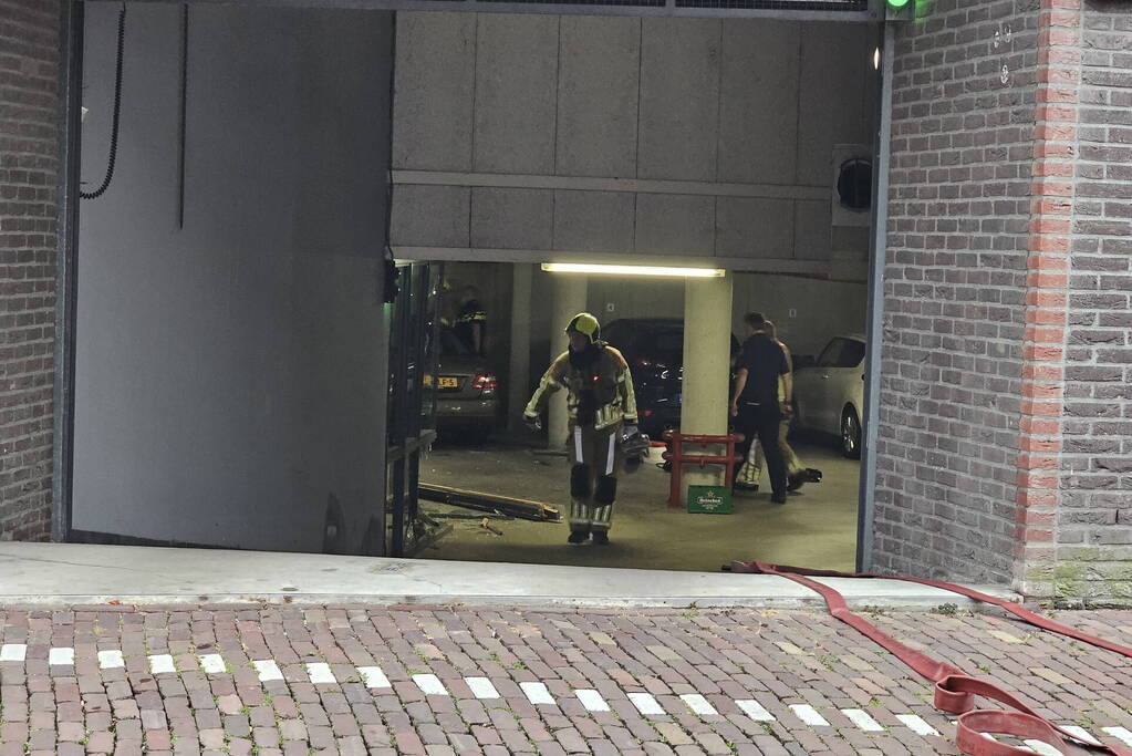 Gewonde na ongeval in parkeergarage