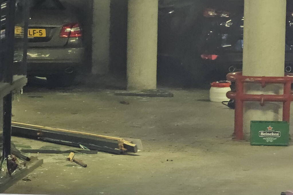 Gewonde na ongeval in parkeergarage