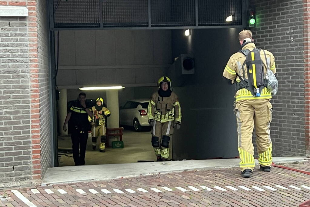 Gewonde na ongeval in parkeergarage