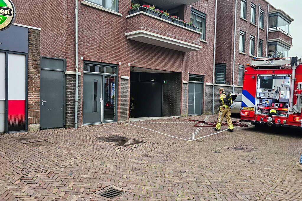 Gewonde na ongeval in parkeergarage