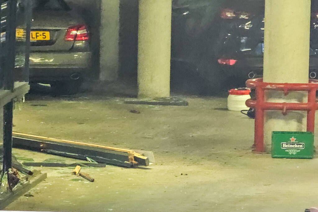 Gewonde na ongeval in parkeergarage