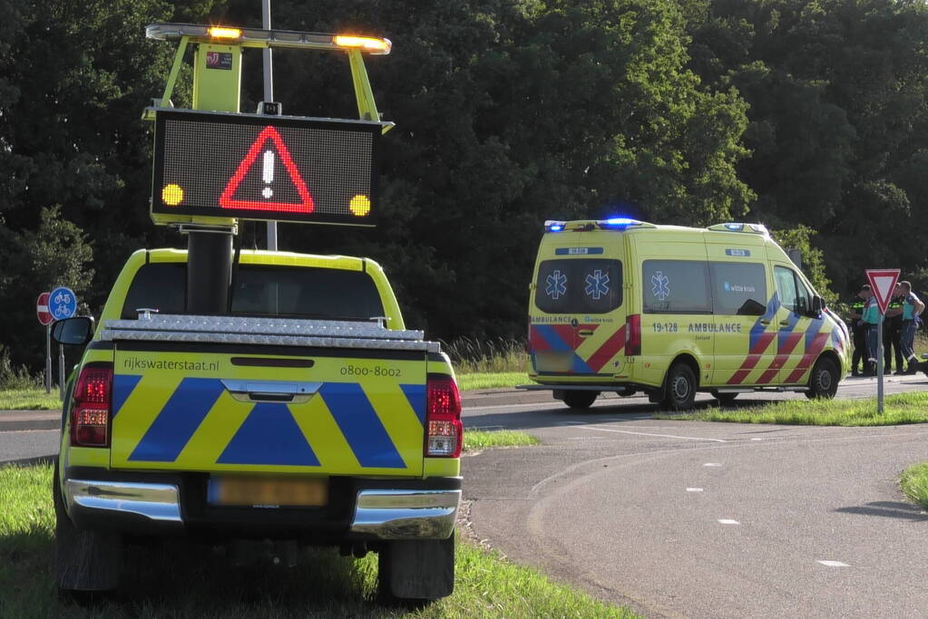 Scooterrijder gewond bij ongeval