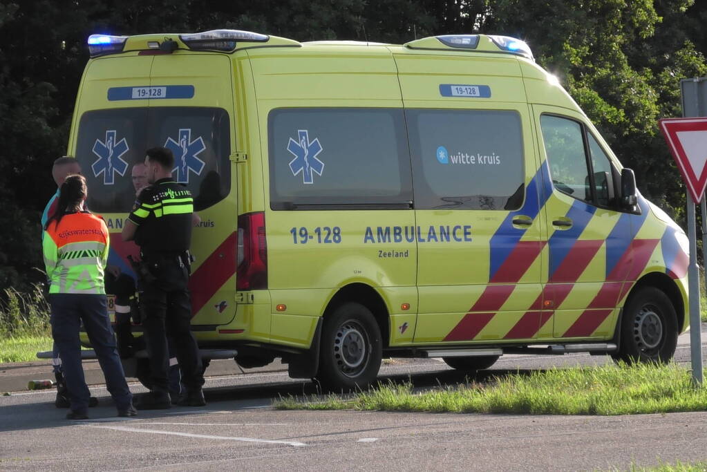 Scooterrijder gewond bij ongeval