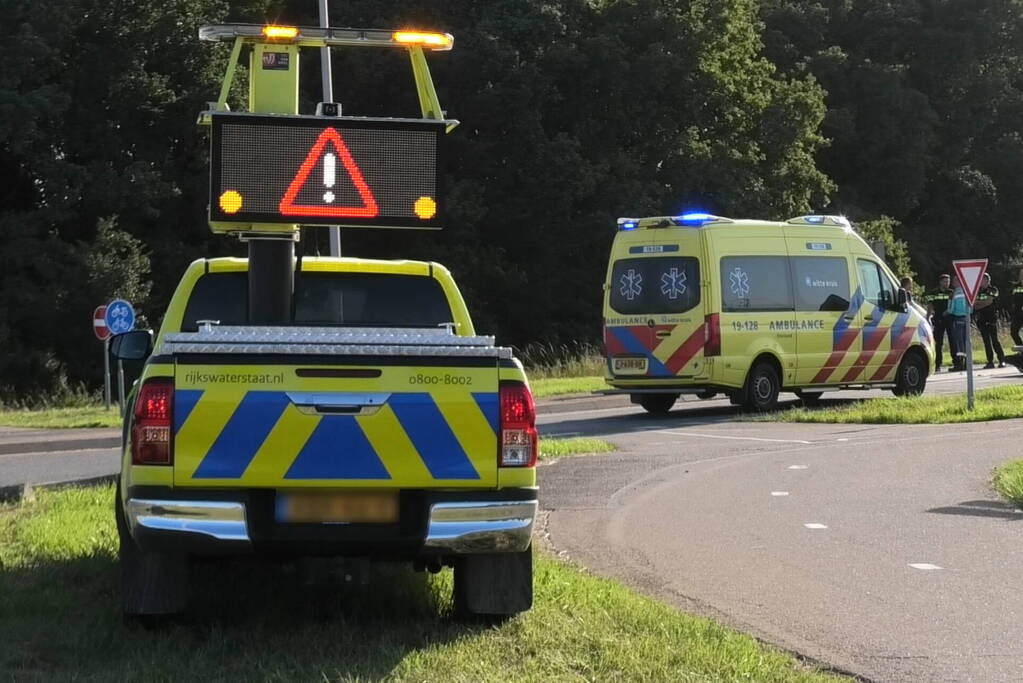 Scooterrijder gewond bij ongeval