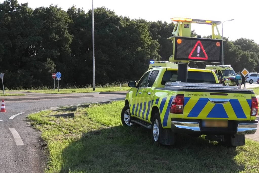 Scooterrijder gewond bij ongeval