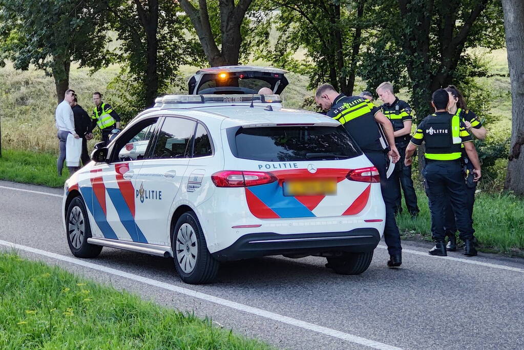 Grote politie-inzet na achtervolging op snewleg