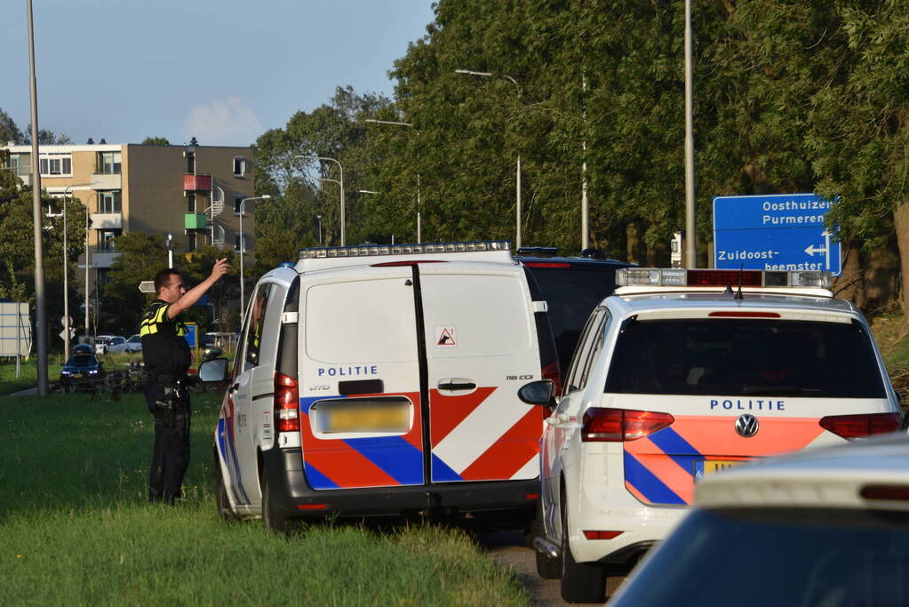 Grote politie-inzet na achtervolging op snewleg