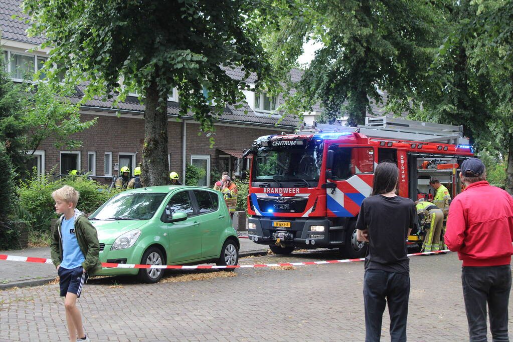 Woning brand snel onder controle