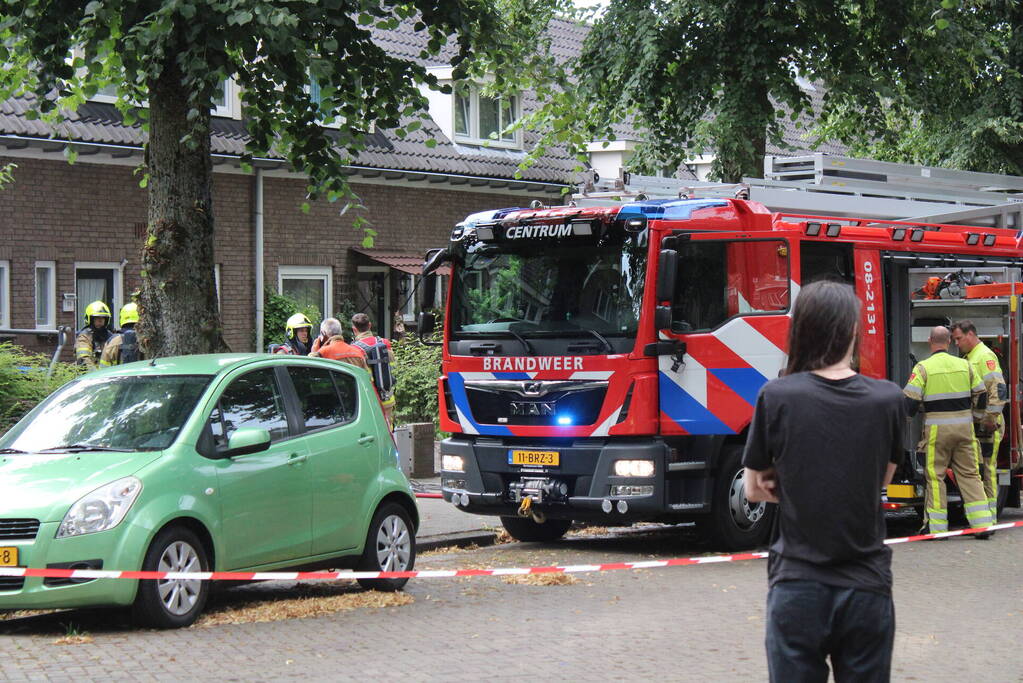 Woning brand snel onder controle