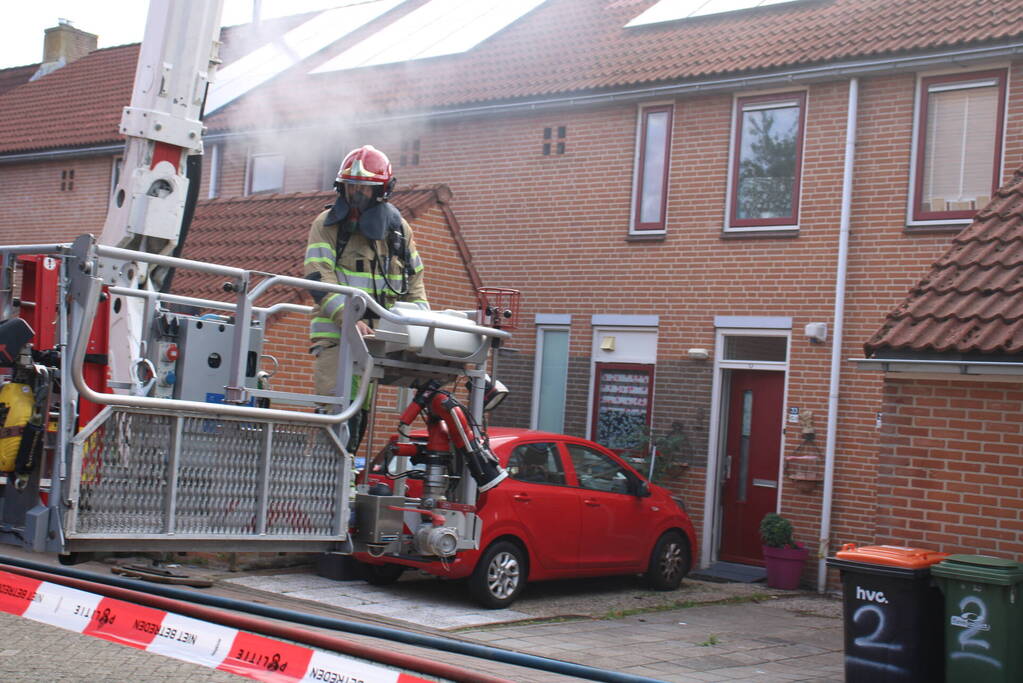 Rookontwikkeling bij woningbrand