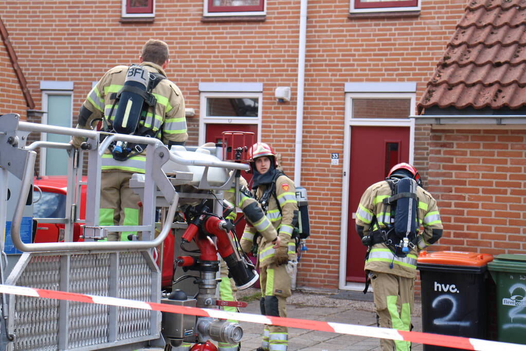 Rookontwikkeling bij woningbrand