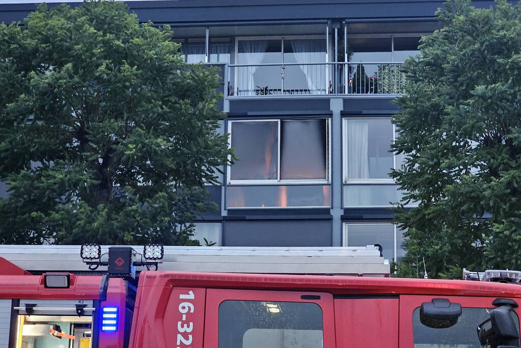 Flinke brand in woning