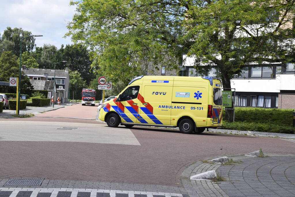 Traumahelikopter landt voor medische noodsituatie