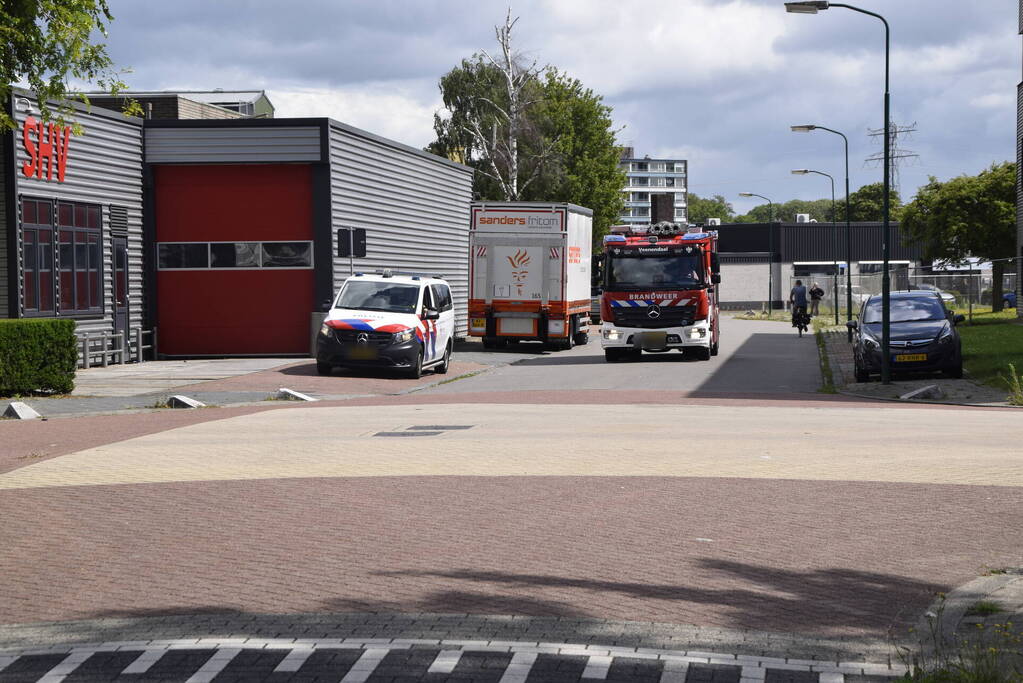 Traumahelikopter landt voor medische noodsituatie