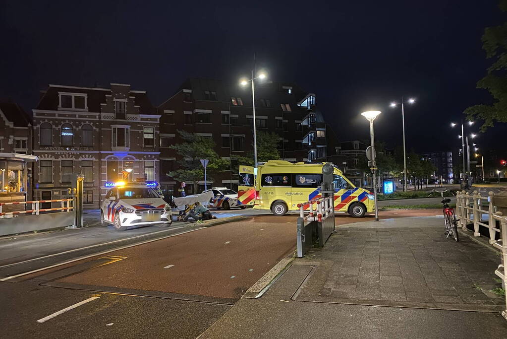 Voetganger gewond bij aanrijding