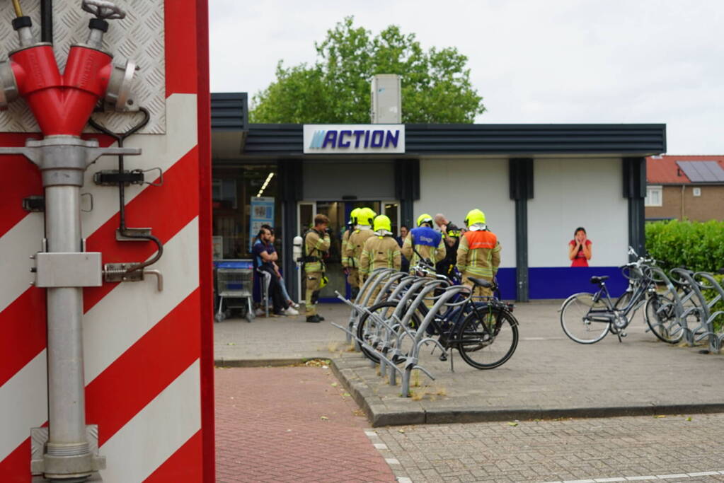 Action opnieuw ontruimd vanwege gaslucht