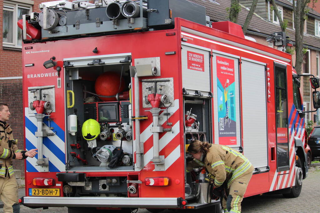 Kind gewond na brand op balkon van woning