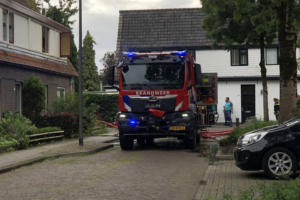 Persoon gewond bij brand in woning