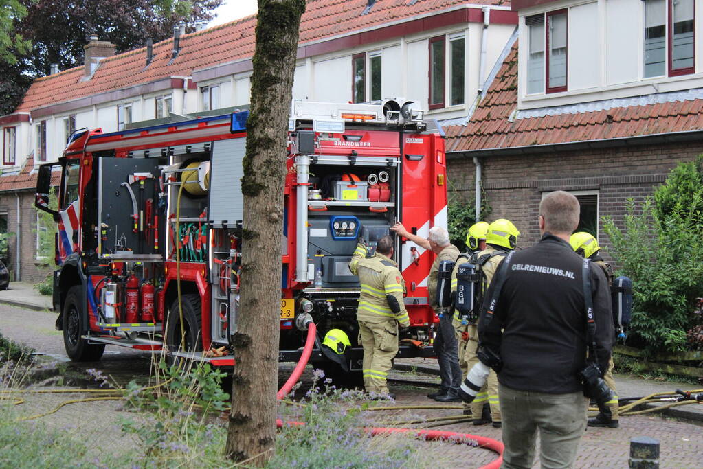 Persoon gewond bij brand in woning