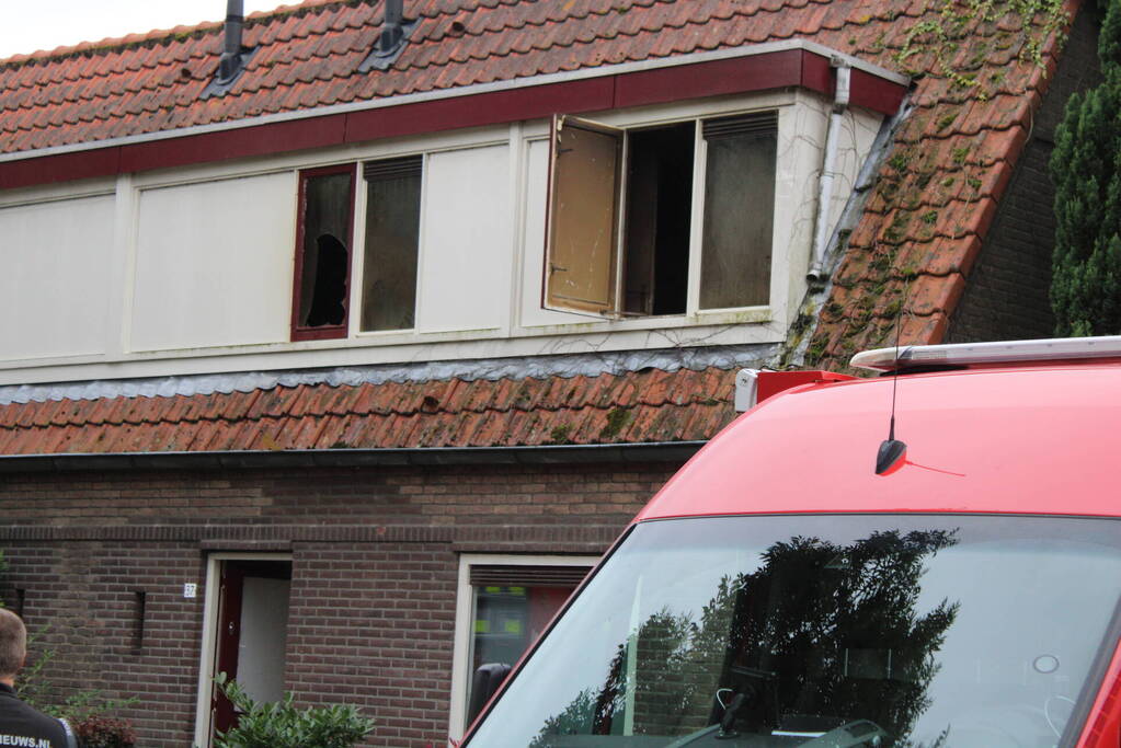 Persoon gewond bij brand in woning